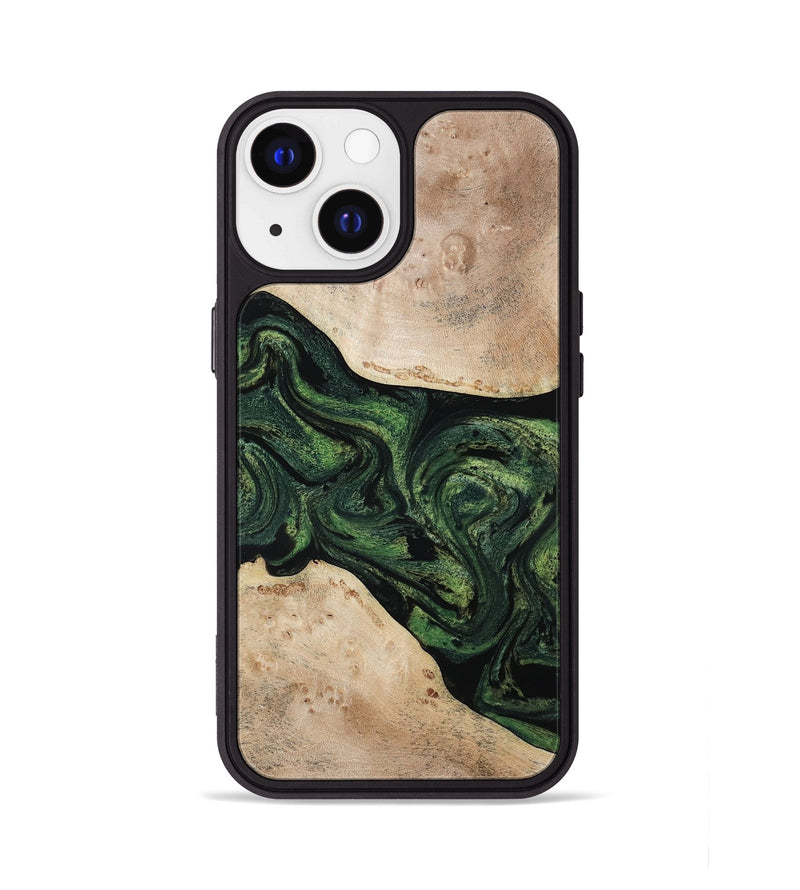 iPhone 13 Wood Phone Case - Osiris (Green, 800340)