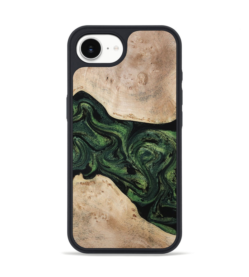iPhone 16e Wood Phone Case - Osiris (Green, 800340)