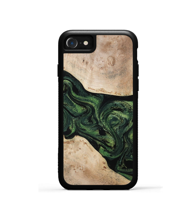 iPhone SE Wood Phone Case - Osiris (Green, 800340)