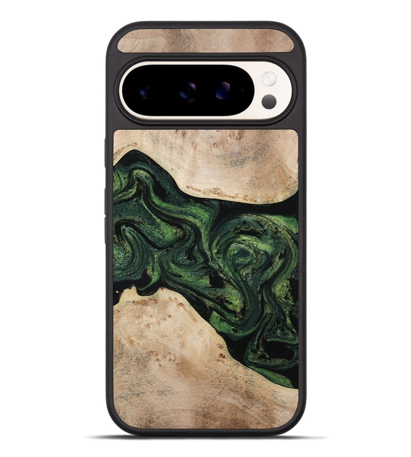 Pixel 9 Pro XL Wood Phone Case - Osiris (Green, 800340)