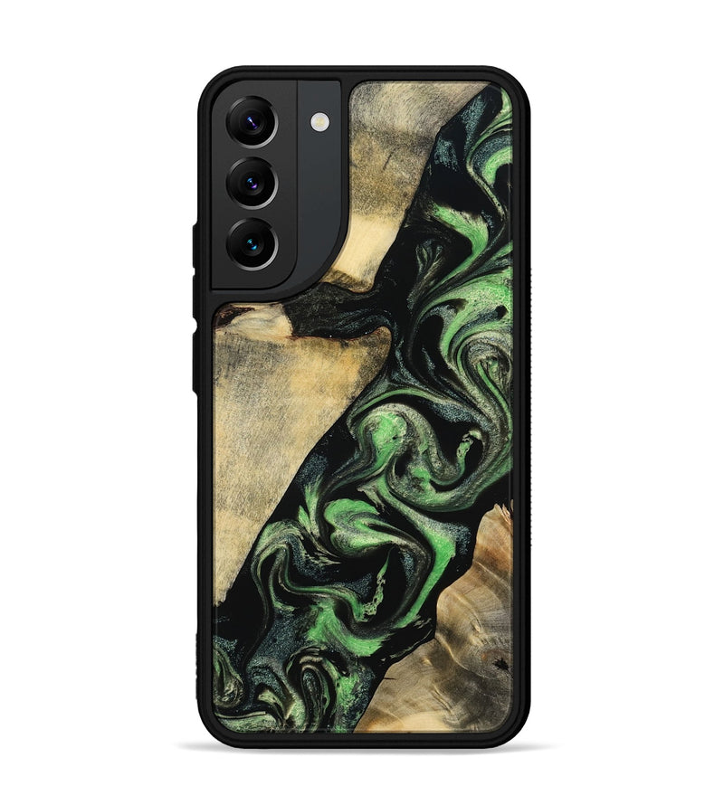 Galaxy S22 Plus Wood Phone Case - Jaliyah (Green, 800343)