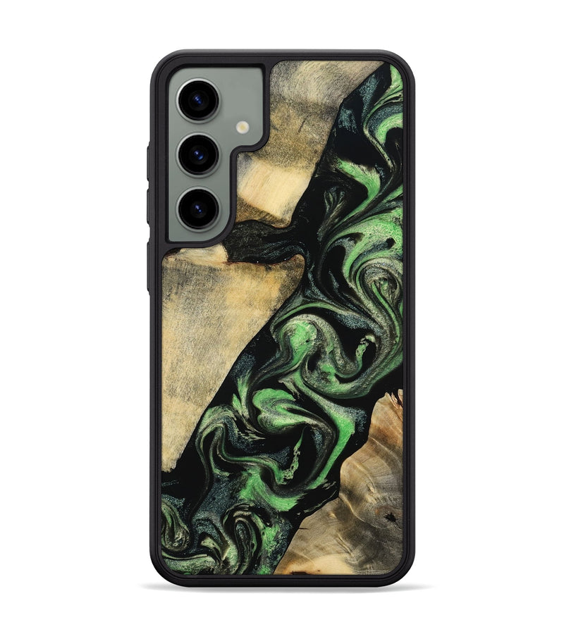 Galaxy S24 Plus Wood Phone Case - Jaliyah (Green, 800343)
