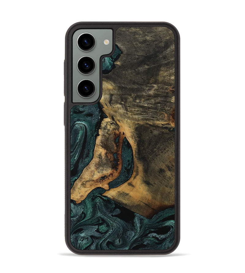 Galaxy S23 Plus Wood Phone Case - Austen (Green, 800345)