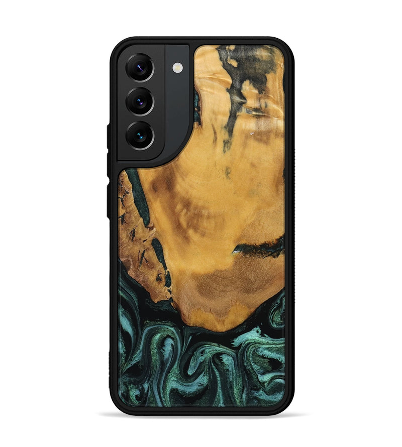 Galaxy S22 Plus Wood Phone Case - Melisa (Green, 800347)