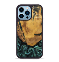 iPhone 14 Pro Max Wood Phone Case - Melisa (Green, 800347)