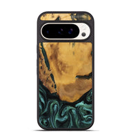 Pixel 9 Wood Phone Case - Melisa (Green, 800347)