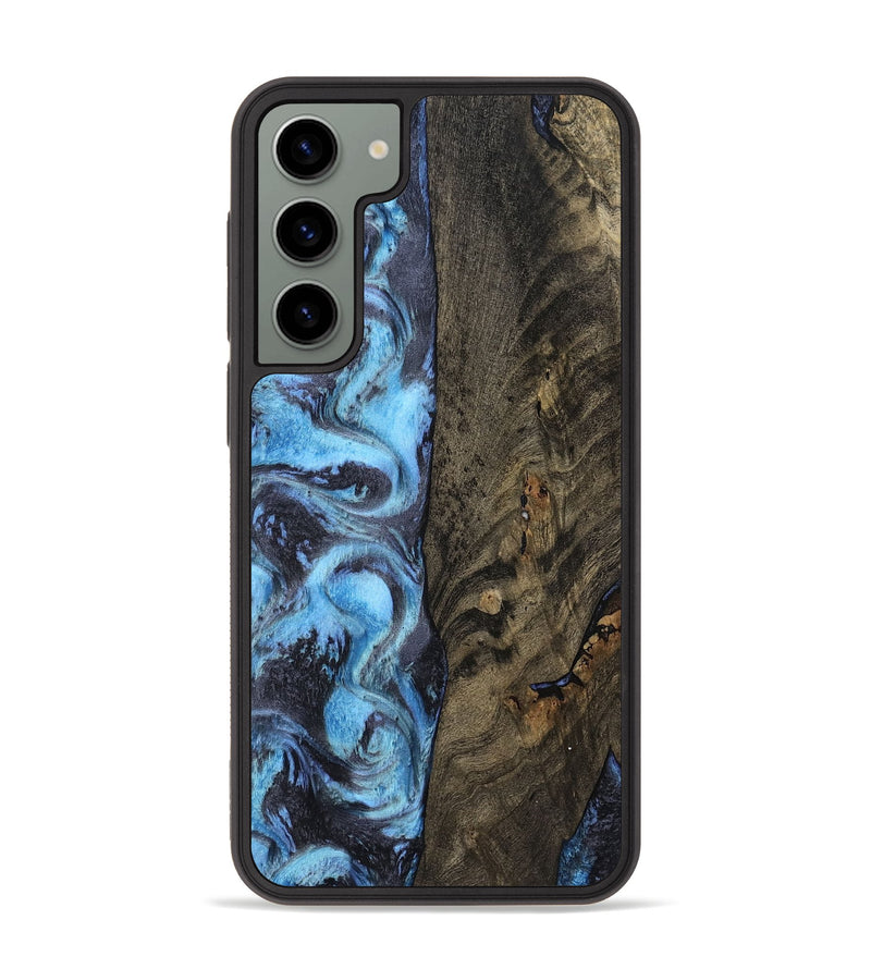 Galaxy S23 Plus Wood Phone Case - Mylah (Blue, 800349)