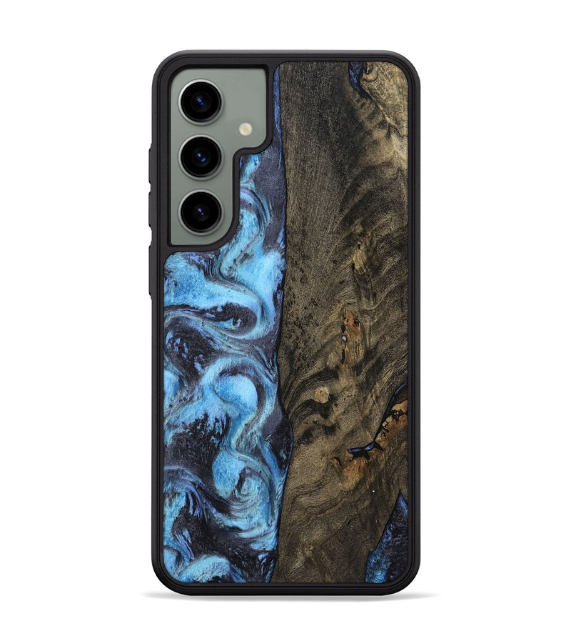 Galaxy S24 Plus Wood Phone Case - Mylah (Blue, 800349)
