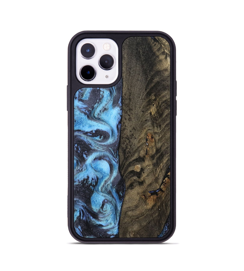 iPhone 11 Pro Wood Phone Case - Mylah (Blue, 800349)