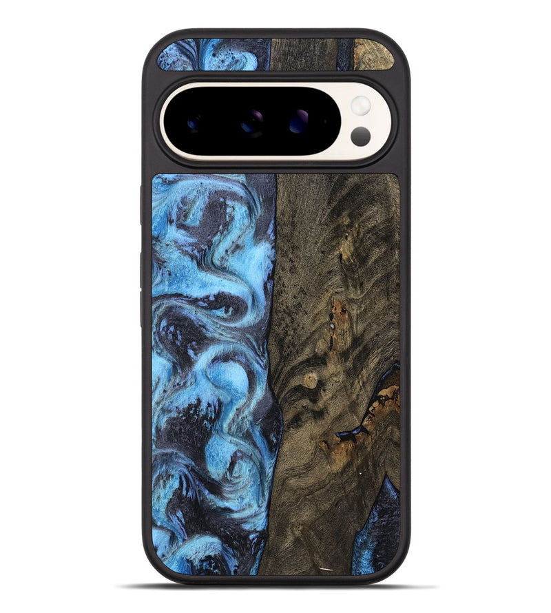 Pixel 9 Pro XL Wood Phone Case - Mylah (Blue, 800349)