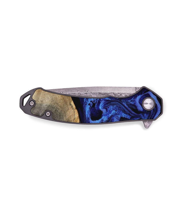 EDC Wood Pocket Knife - Clemmie (Blue, 800350)