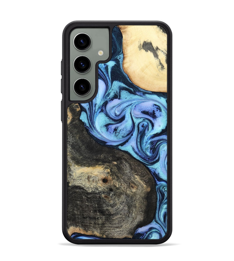 Galaxy S24 Plus Wood Phone Case - Hedwig (Blue, 800351)