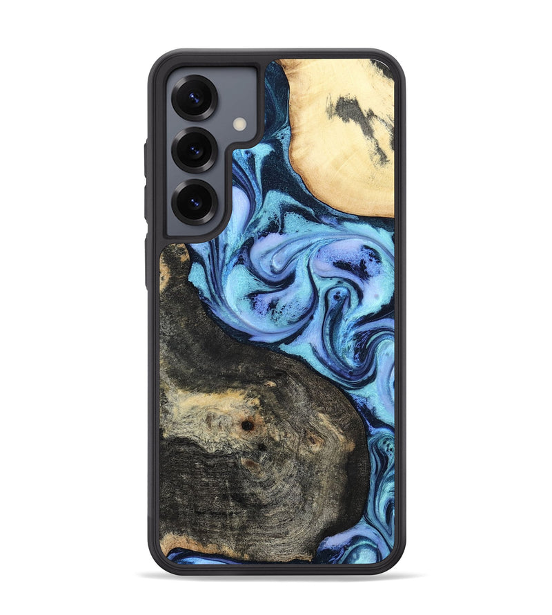 Galaxy S25 Plus Wood Phone Case - Hedwig (Blue, 800351)