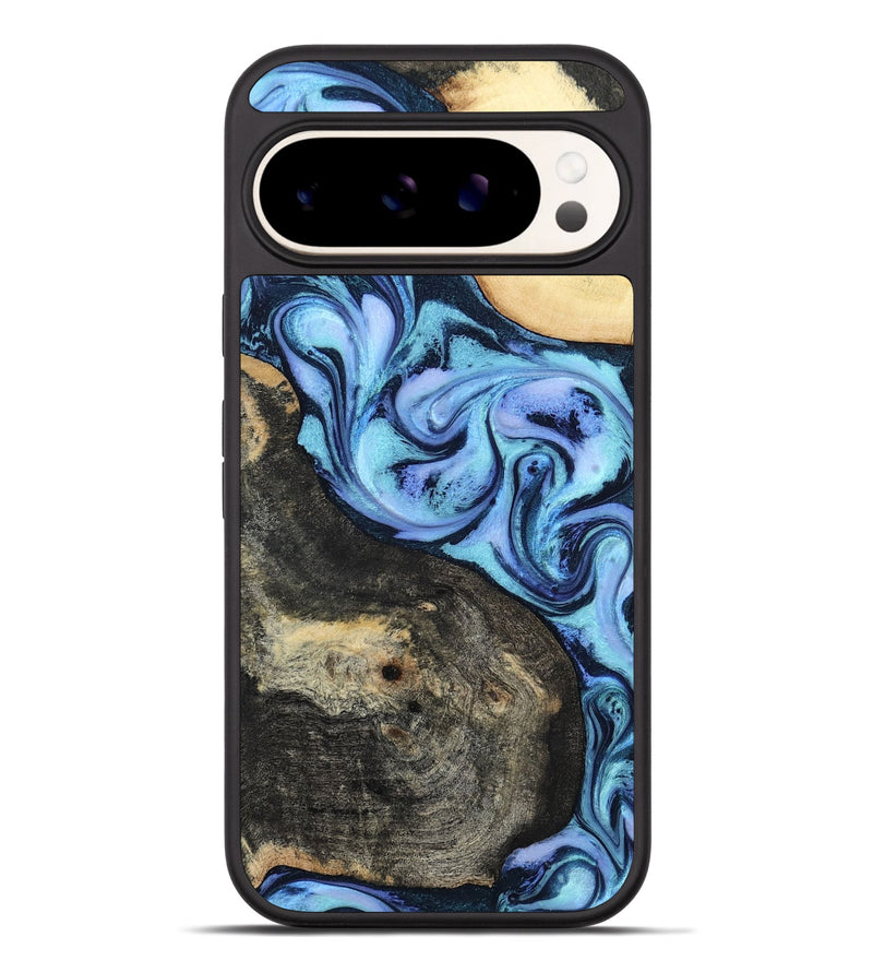 Pixel 9 Pro XL Wood Phone Case - Hedwig (Blue, 800351)
