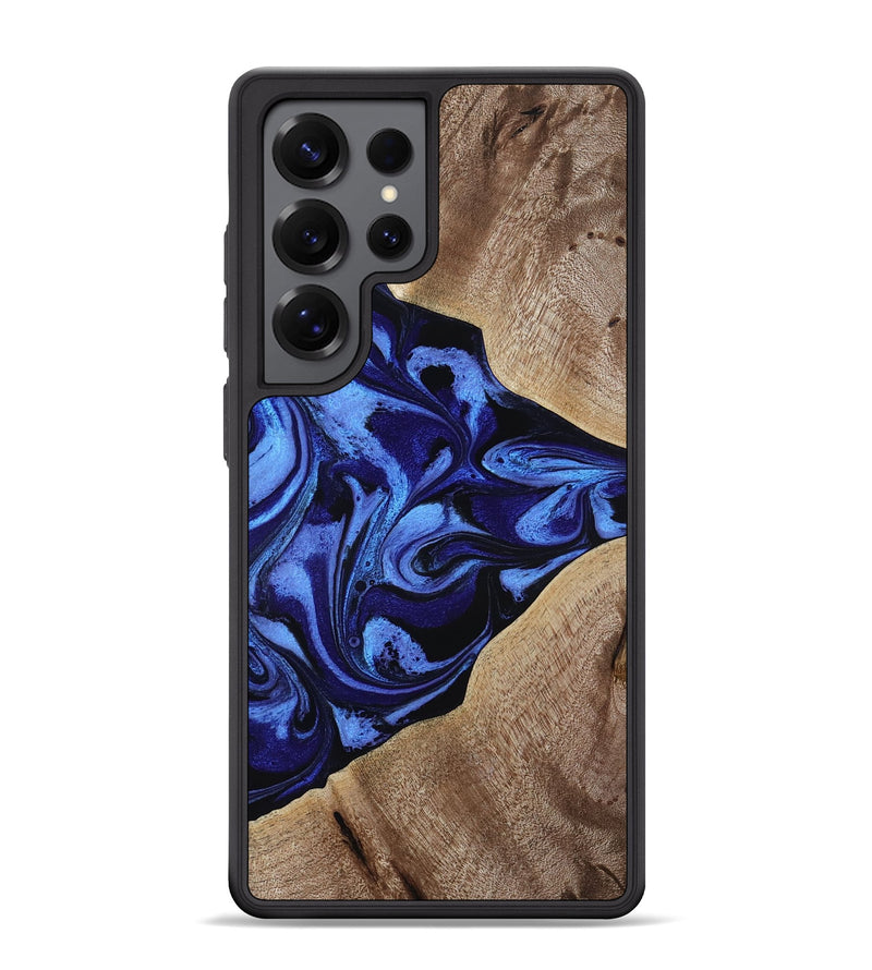 Galaxy S25 Ultra Wood Phone Case - Harding (Blue, 800362)
