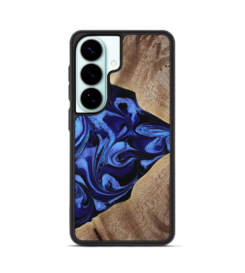 Galaxy S26 Wood Phone Case - Harding (Blue, 800362)
