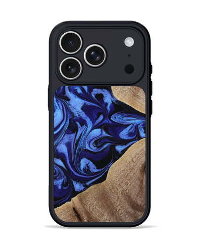 iPhone 17 Pro Wood Phone Case - Harding (Blue, 800362)