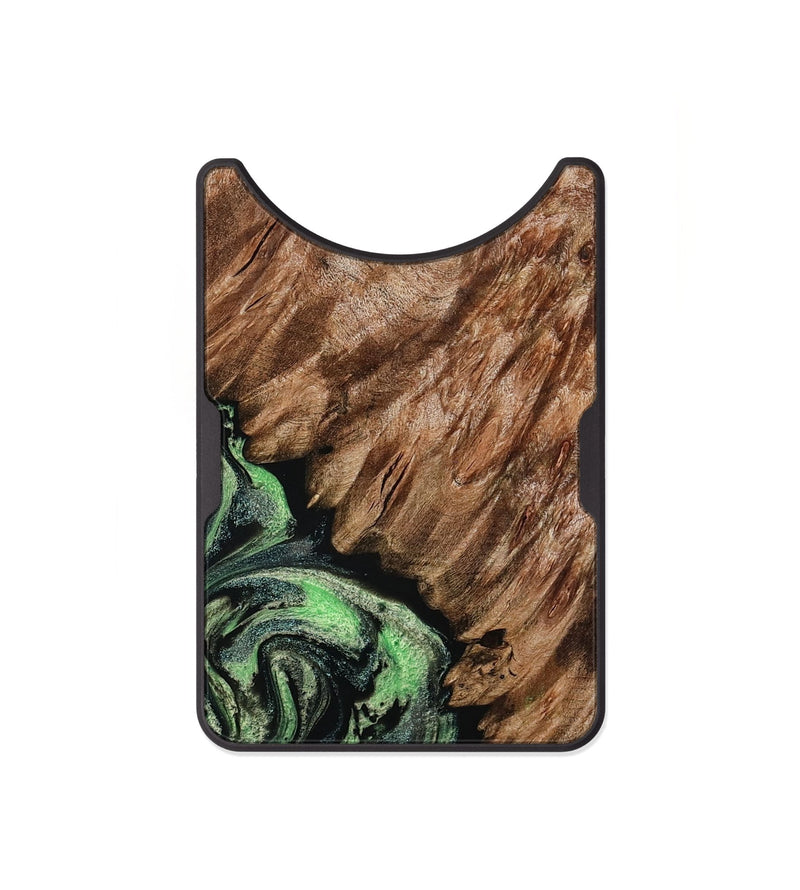 Alloy Wood Wallet - Zada (Green, 800364)