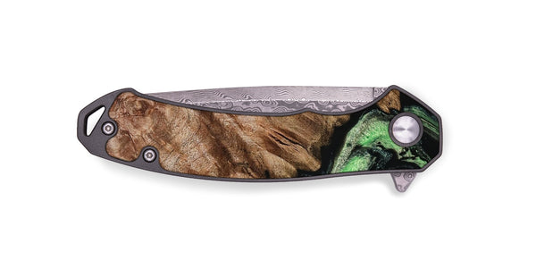 EDC Wood Pocket Knife - Zada (Green, 800364)