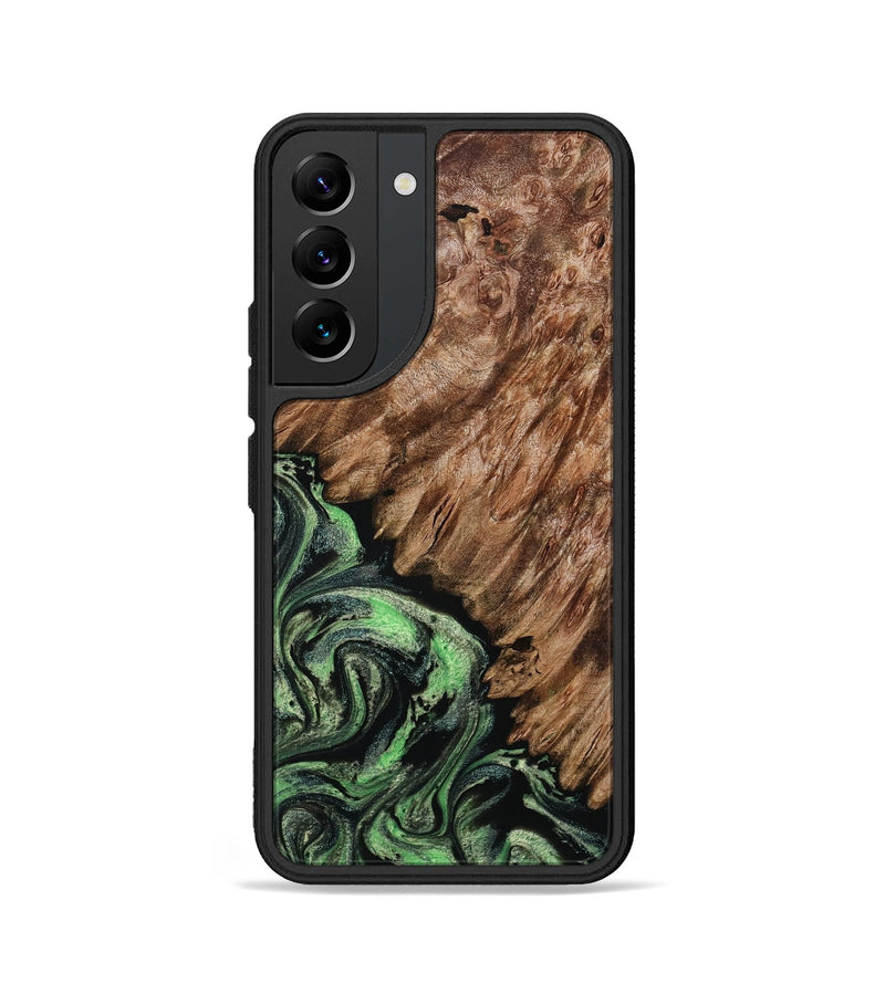 Galaxy S22 Wood Phone Case - Zada (Green, 800364)