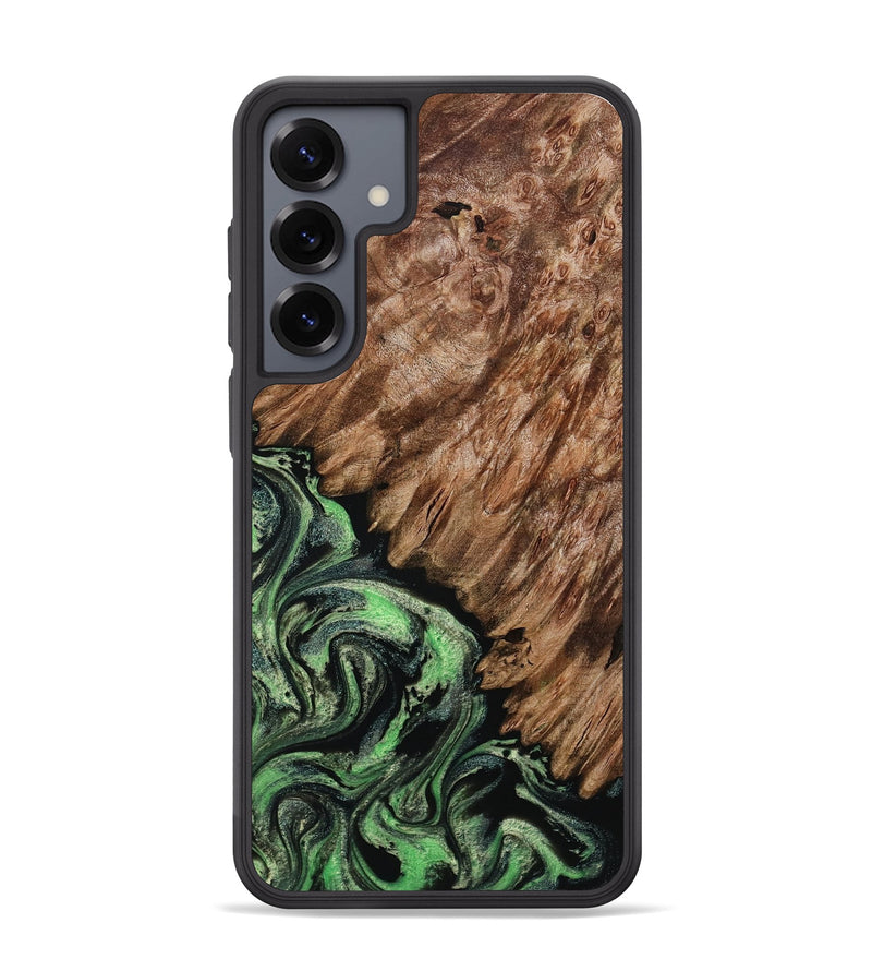 Galaxy S25 Plus Wood Phone Case - Zada (Green, 800364)
