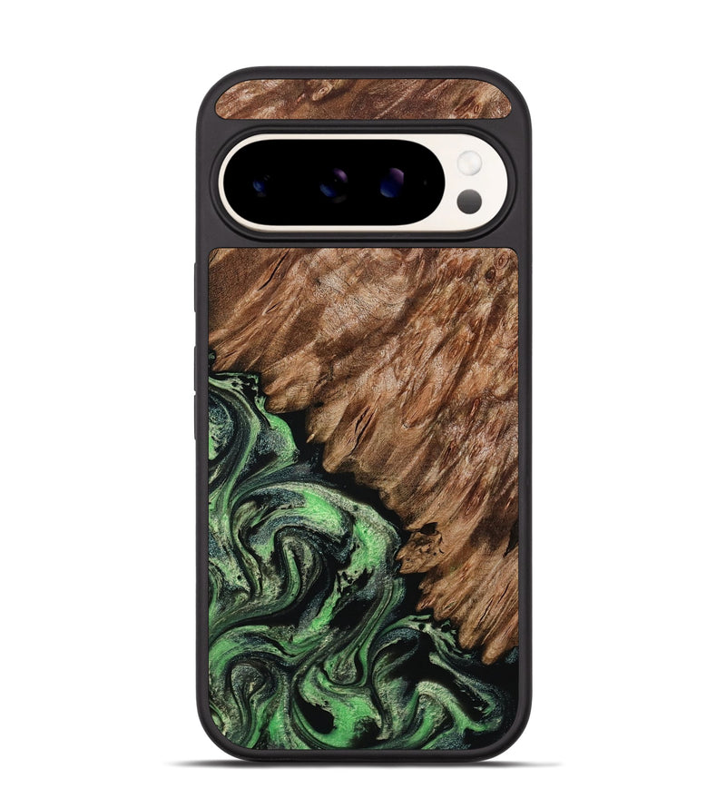 Pixel 9 Pro Wood Phone Case - Zada (Green, 800364)