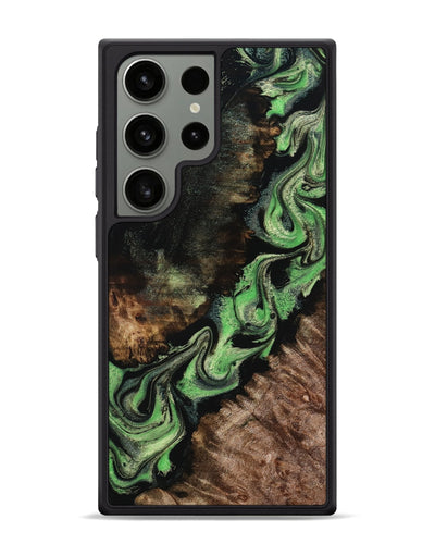 Galaxy S24 Ultra Wood Phone Case - Brett (Green, 800367)