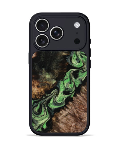 iPhone 17 Pro Wood Phone Case - Brett (Green, 800367)