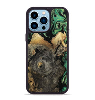 iPhone 14 Pro Max Wood Phone Case - Shyann (Green, 800368)