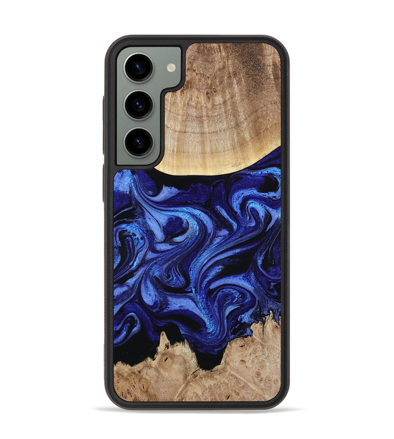 Galaxy S23 Plus Wood Phone Case - Racheal (Blue, 800369)