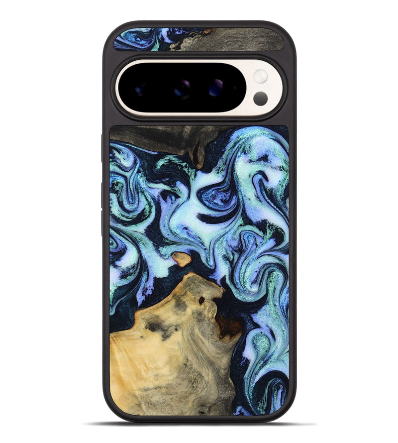 Pixel 9 Pro XL Wood Phone Case - Myrtie (Blue, 800370)