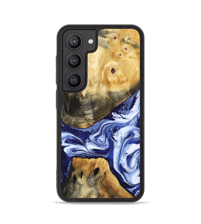 Galaxy S23 Wood Phone Case - Tanner (Blue, 800373)