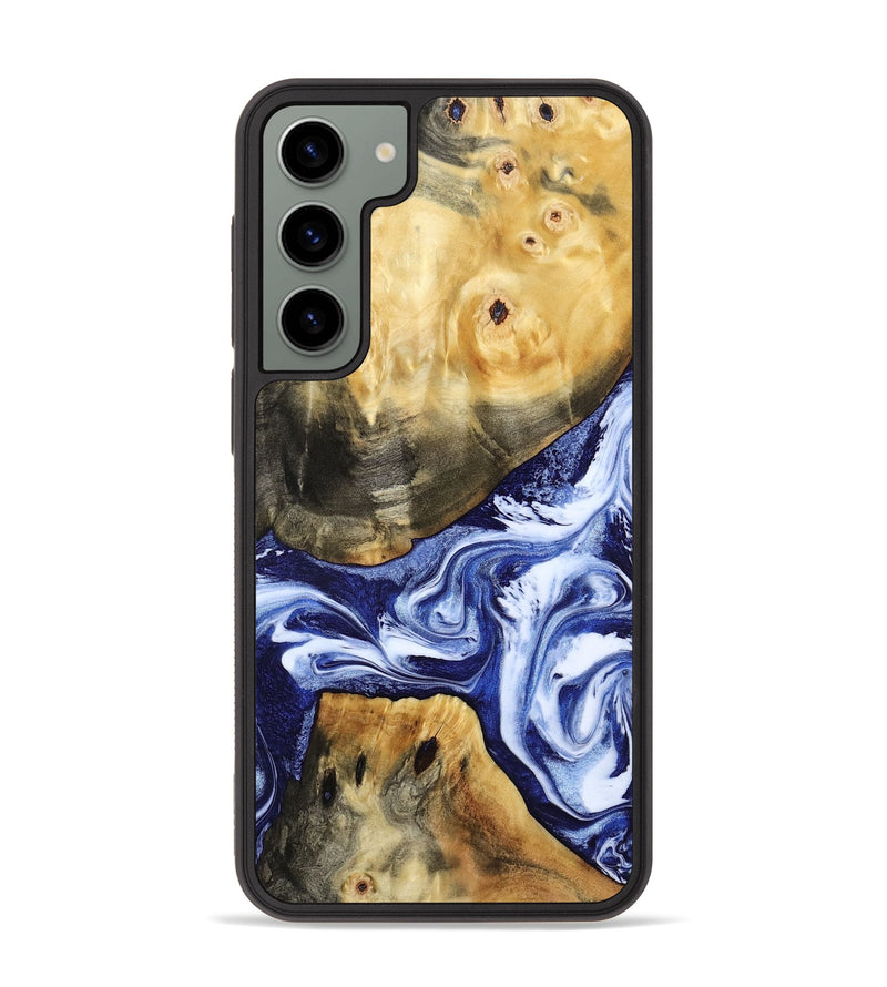 Galaxy S23 Plus Wood Phone Case - Tanner (Blue, 800373)