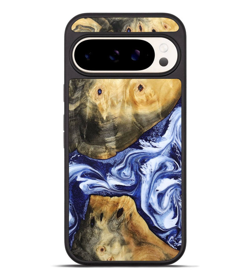 Pixel 9 Pro XL Wood Phone Case - Tanner (Blue, 800373)
