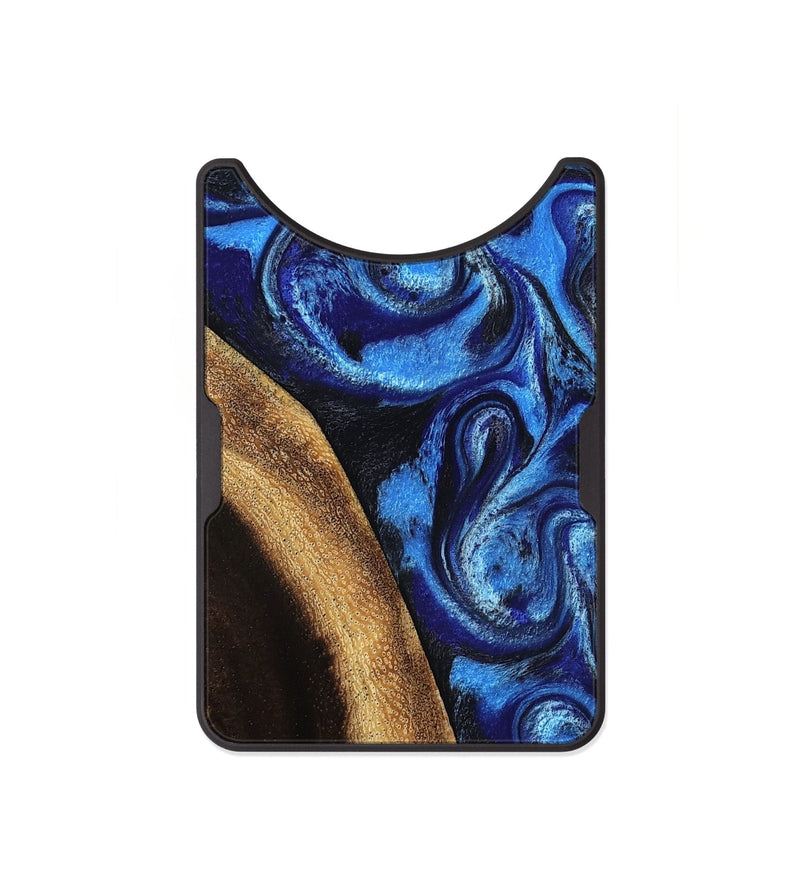 Alloy Wood Wallet - Mylie (Blue, 800377)