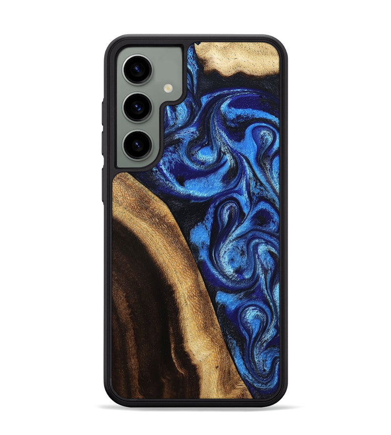Galaxy S24 Plus Wood Phone Case - Mylie (Blue, 800377)