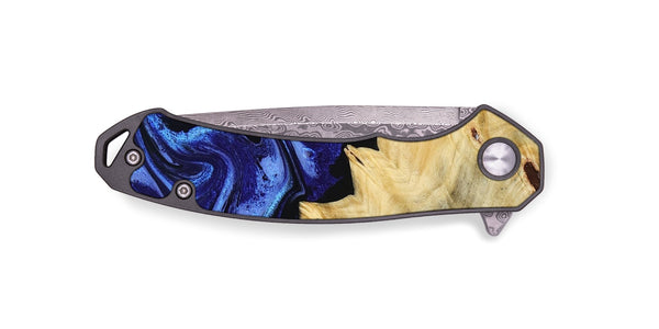 EDC Wood Pocket Knife - Shawn (Blue, 800379)