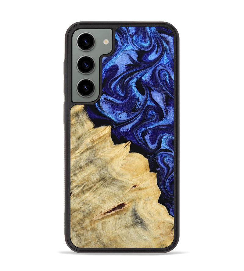 Galaxy S23 Plus Wood Phone Case - Shawn (Blue, 800379)