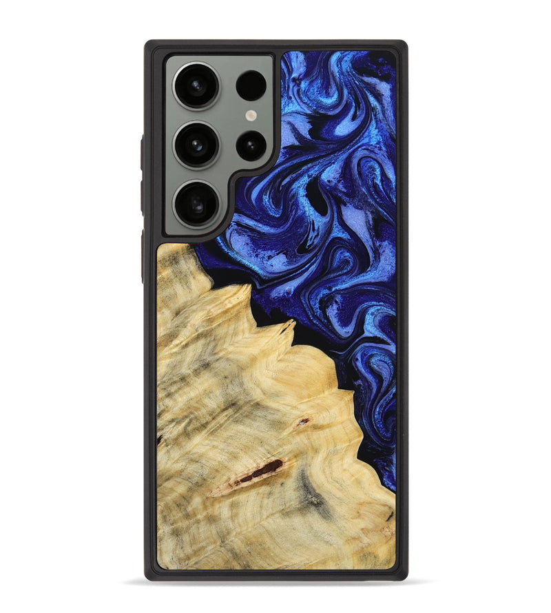 Galaxy S23 Ultra Wood Phone Case - Shawn (Blue, 800379)