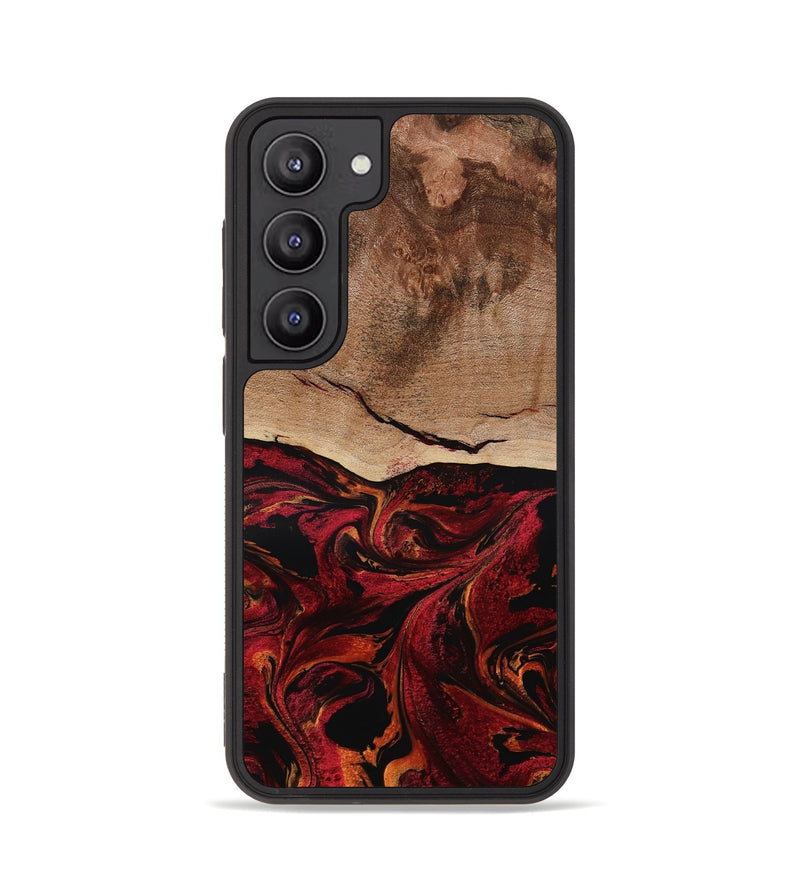 Galaxy S23 Wood Phone Case - Dewitt (Red, 800381)
