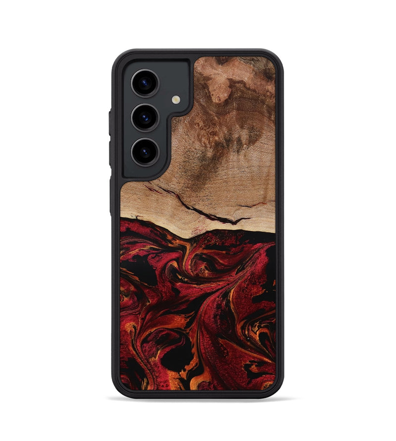 Galaxy S24 Wood Phone Case - Dewitt (Red, 800381)