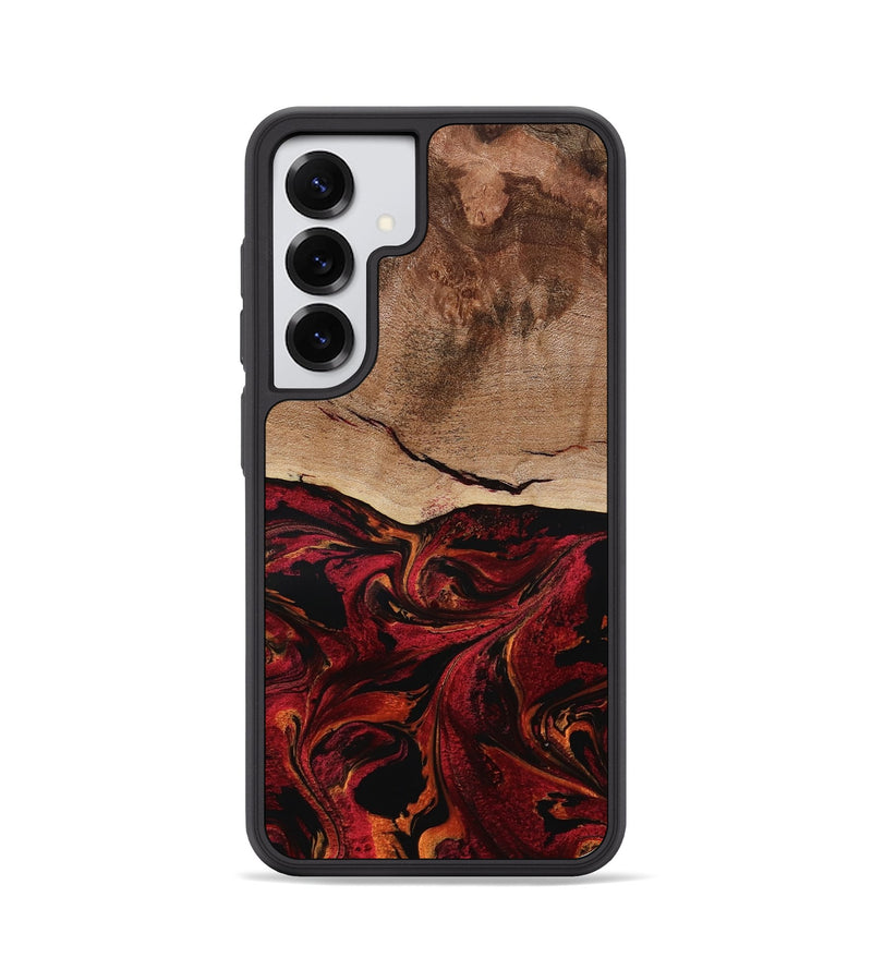 Galaxy S25 Wood Phone Case - Dewitt (Red, 800381)