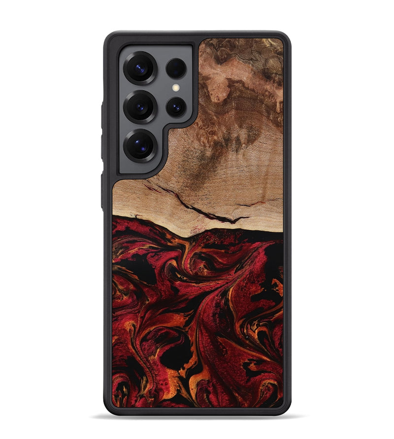 Galaxy S25 Ultra Wood Phone Case - Dewitt (Red, 800381)