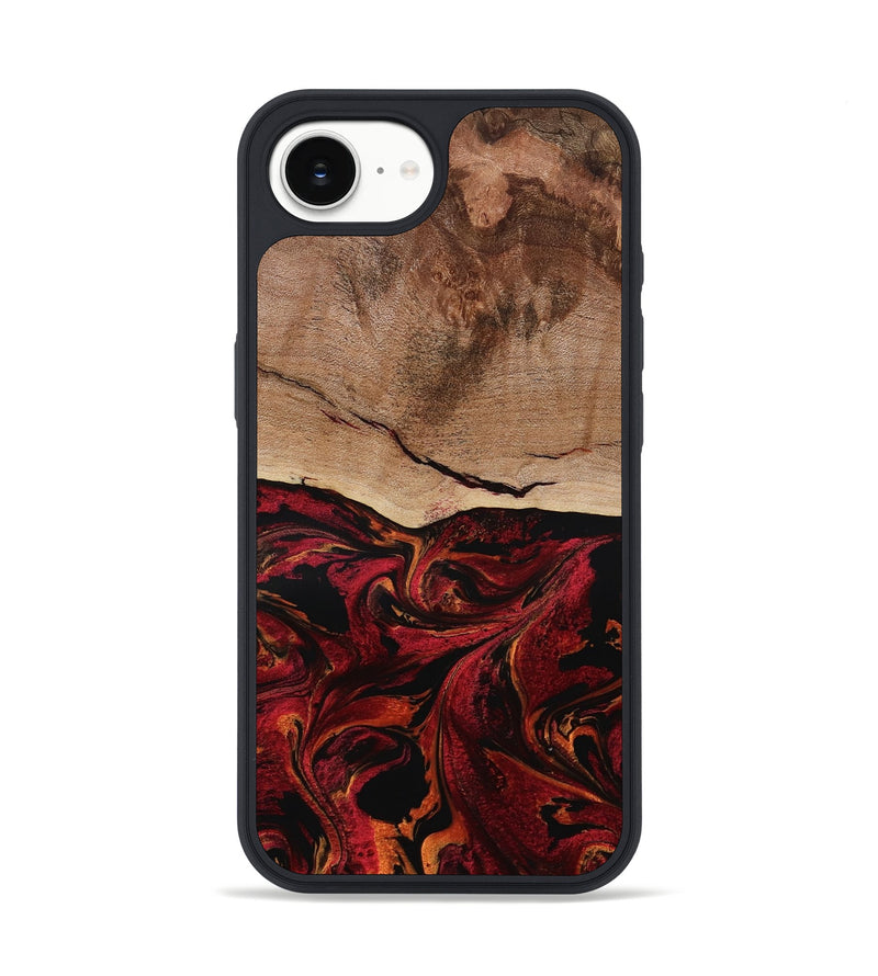 iPhone 16e Wood Phone Case - Dewitt (Red, 800381)