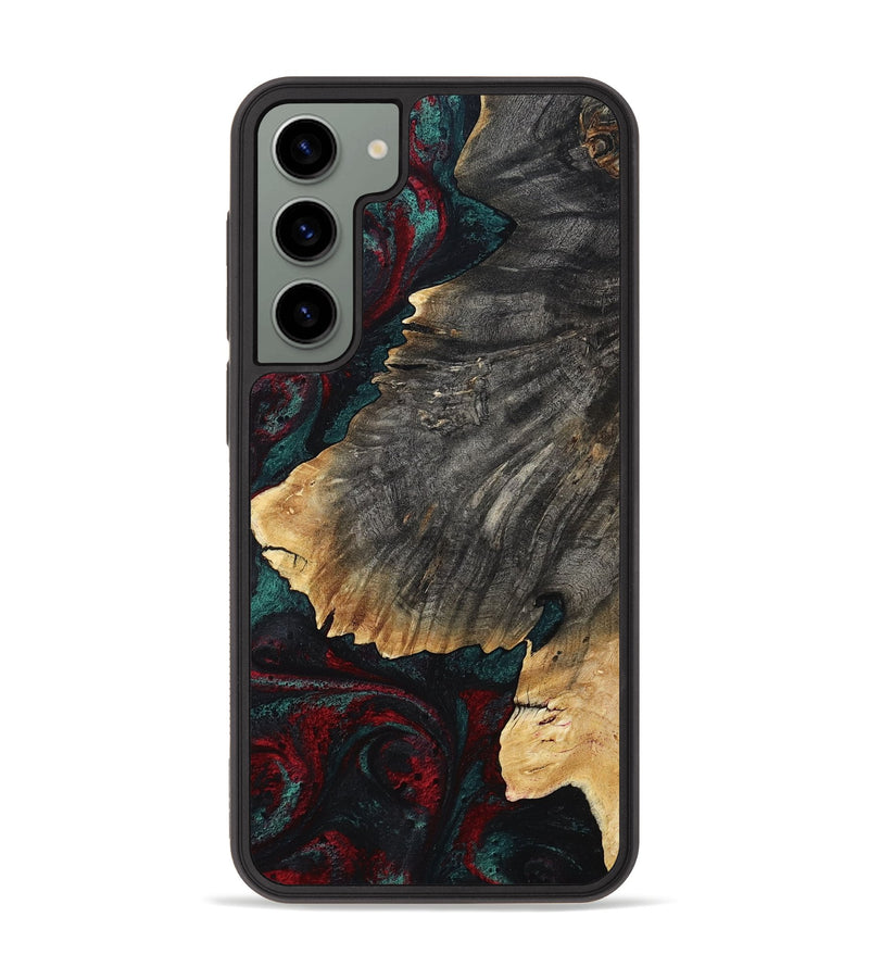 Galaxy S23 Plus Wood Phone Case - Christi (Red, 800382)