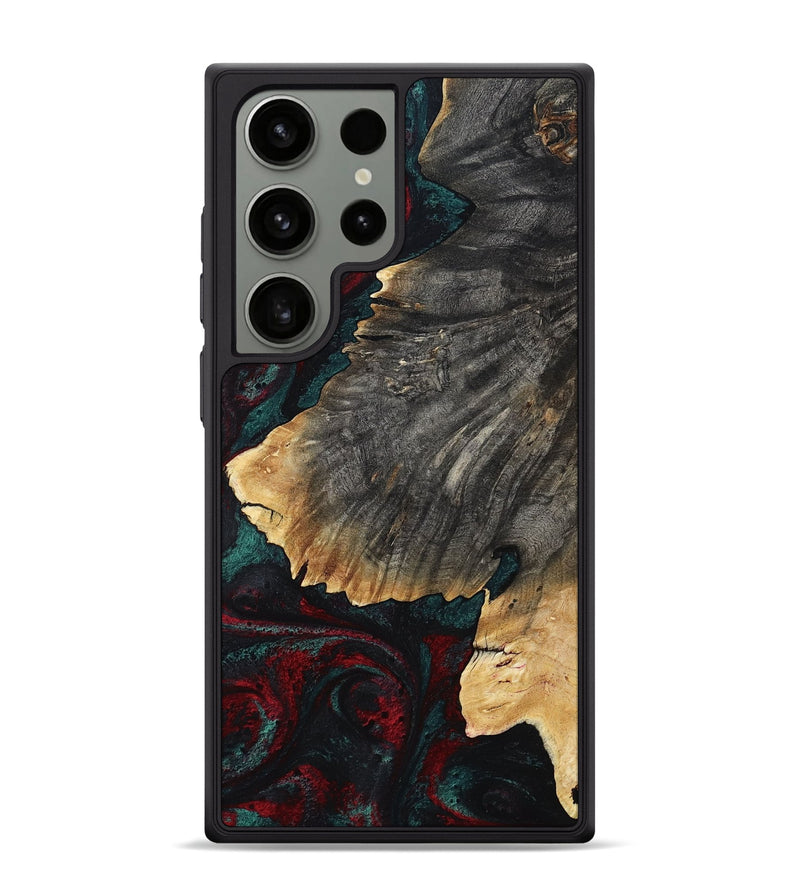 Galaxy S24 Ultra Wood Phone Case - Christi (Red, 800382)