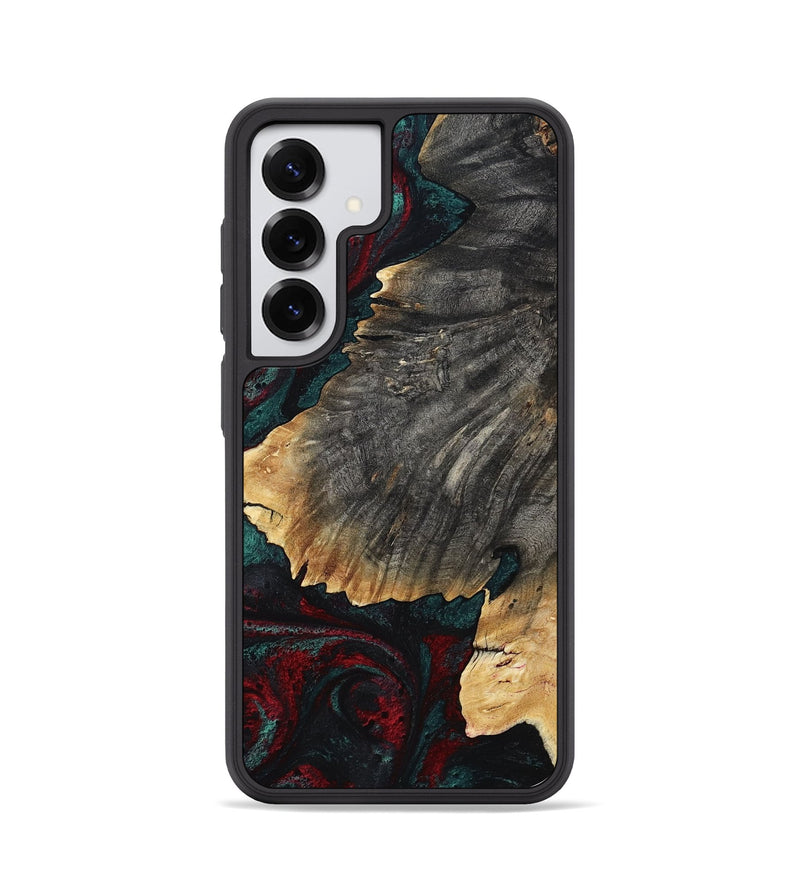 Galaxy S25 Wood Phone Case - Christi (Red, 800382)