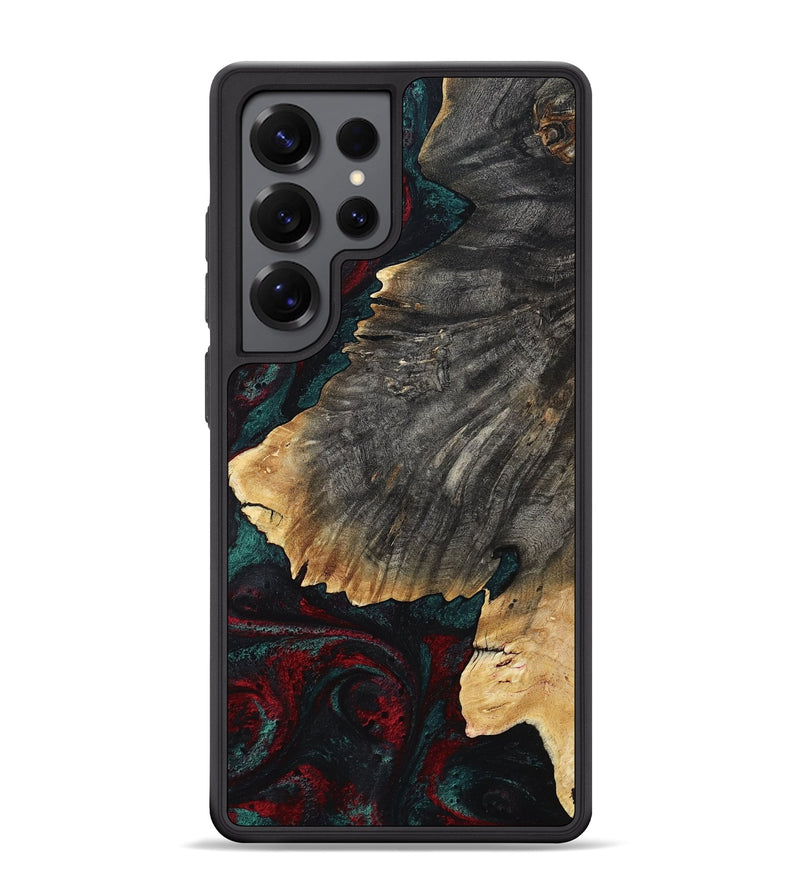 Galaxy S25 Ultra Wood Phone Case - Christi (Red, 800382)