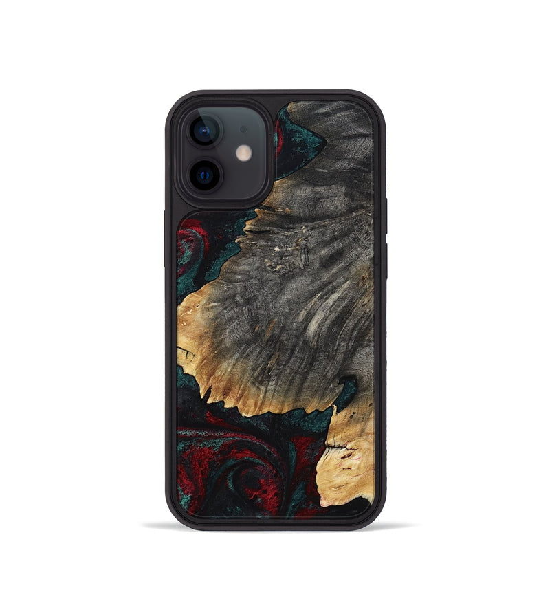 iPhone 12 mini Wood Phone Case - Christi (Red, 800382)