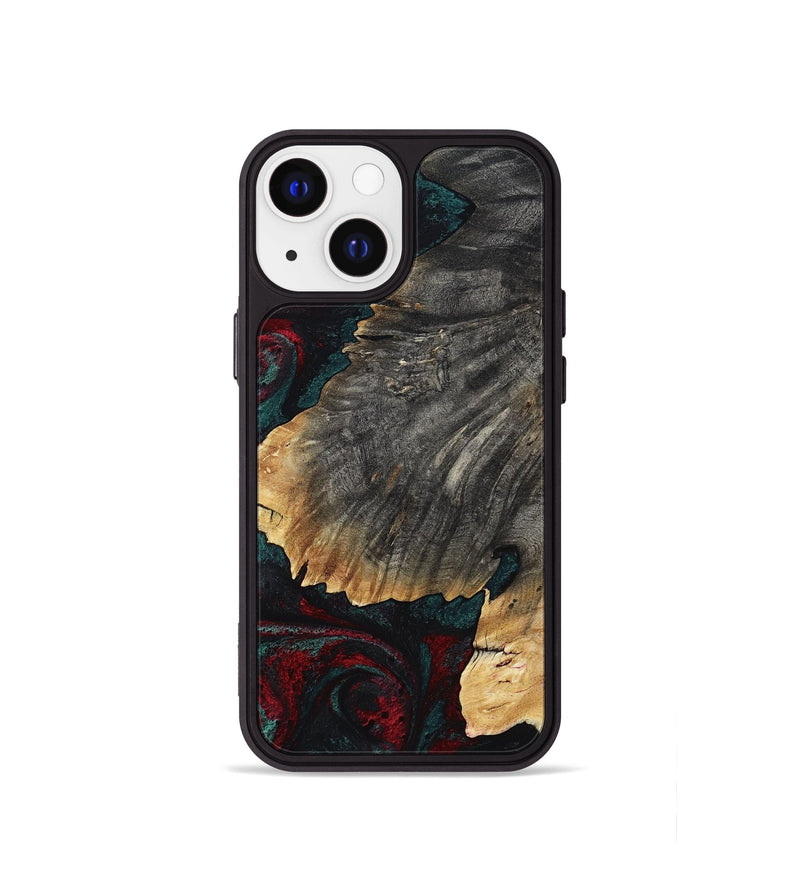 iPhone 13 mini Wood Phone Case - Christi (Red, 800382)